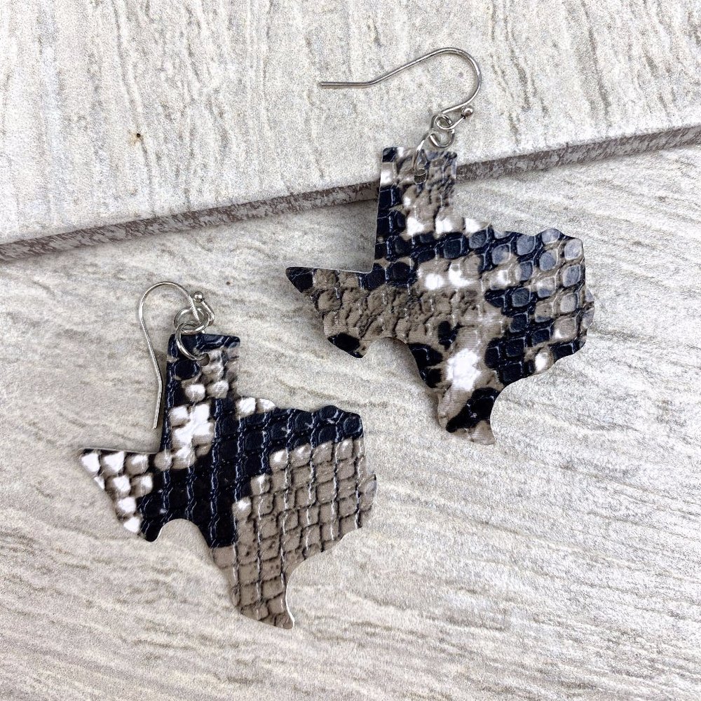 Texas Snakeskin Earrings